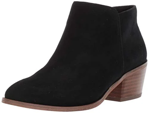 Amazon Essentials ankelstövlar för kvinnor, svart Microsuede, 41 EU 840809134434