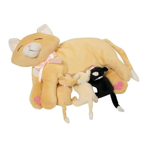 Manhattan Toy Nursing Nina Plyschdjur, Beige, Svart, 4 stycken 11964414253