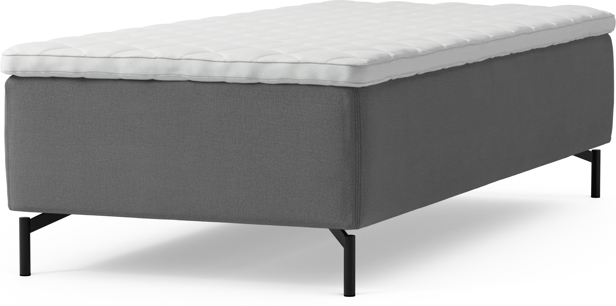 Delux Dream Ramsäng, enkelsäng med bäddmadrass och sängben XH43E