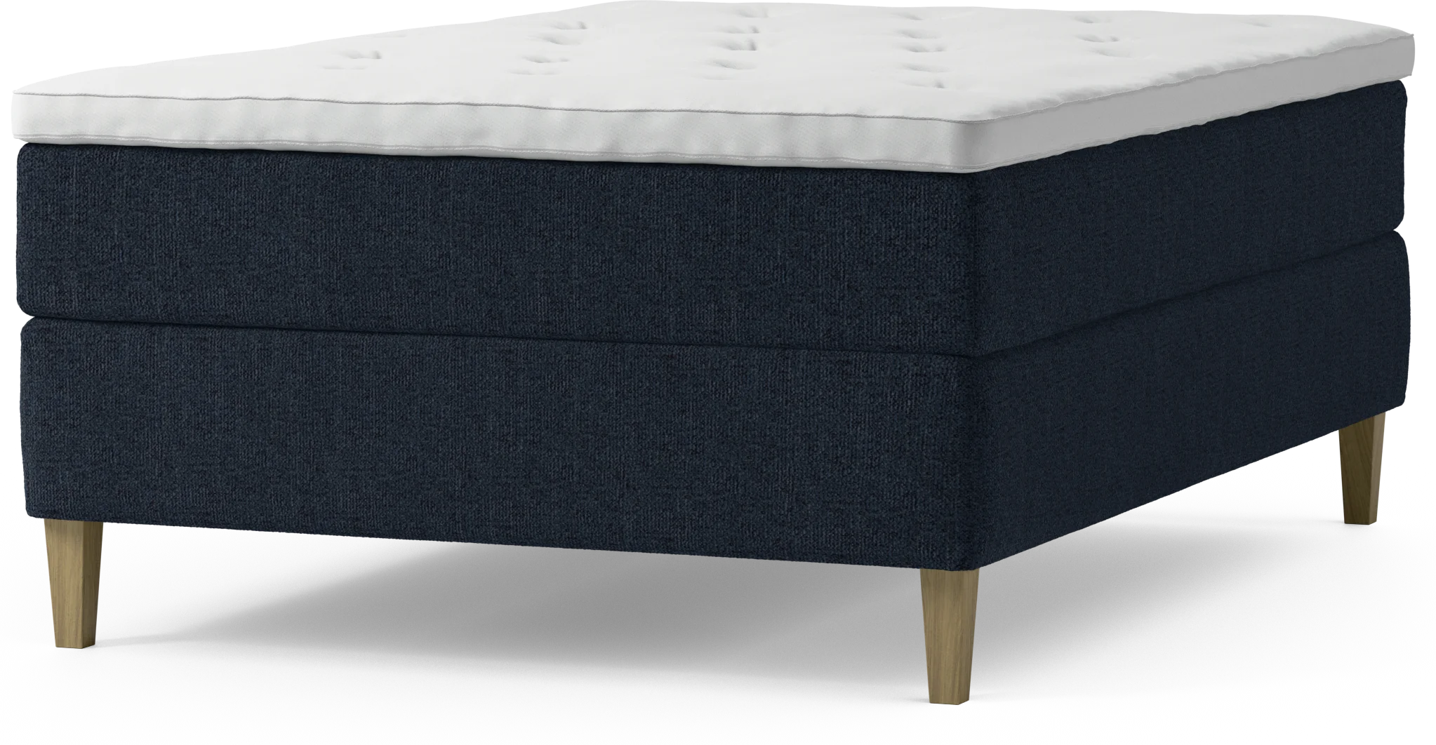 Delux Dream Kontinentalsäng, enkelsäng 140 cm med bäddmadrass och sängben MHbMt