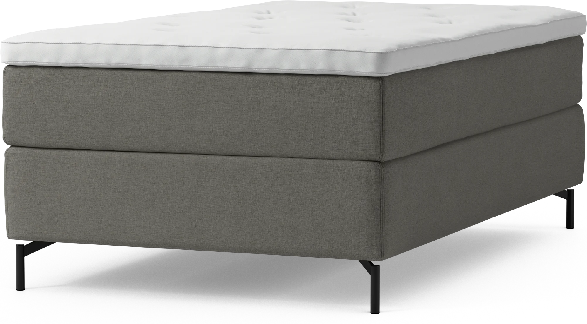 Delux Dream Kontinentalsäng, enkelsäng 120 cm med bäddmadrass och sängben lHXTO
