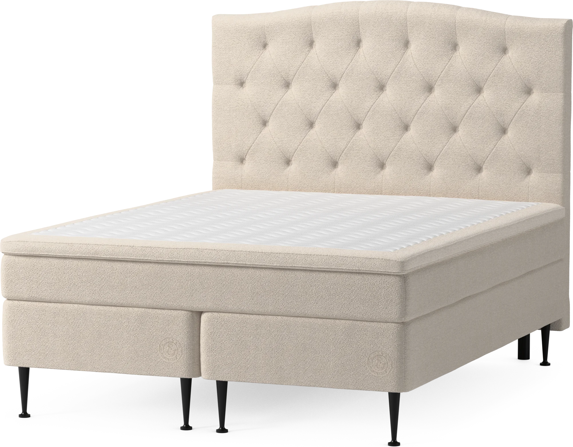 Asperö Comfort Kontinentalsäng, dubbelsäng med bäddmadrass Comfort och sängben 2Le0K
