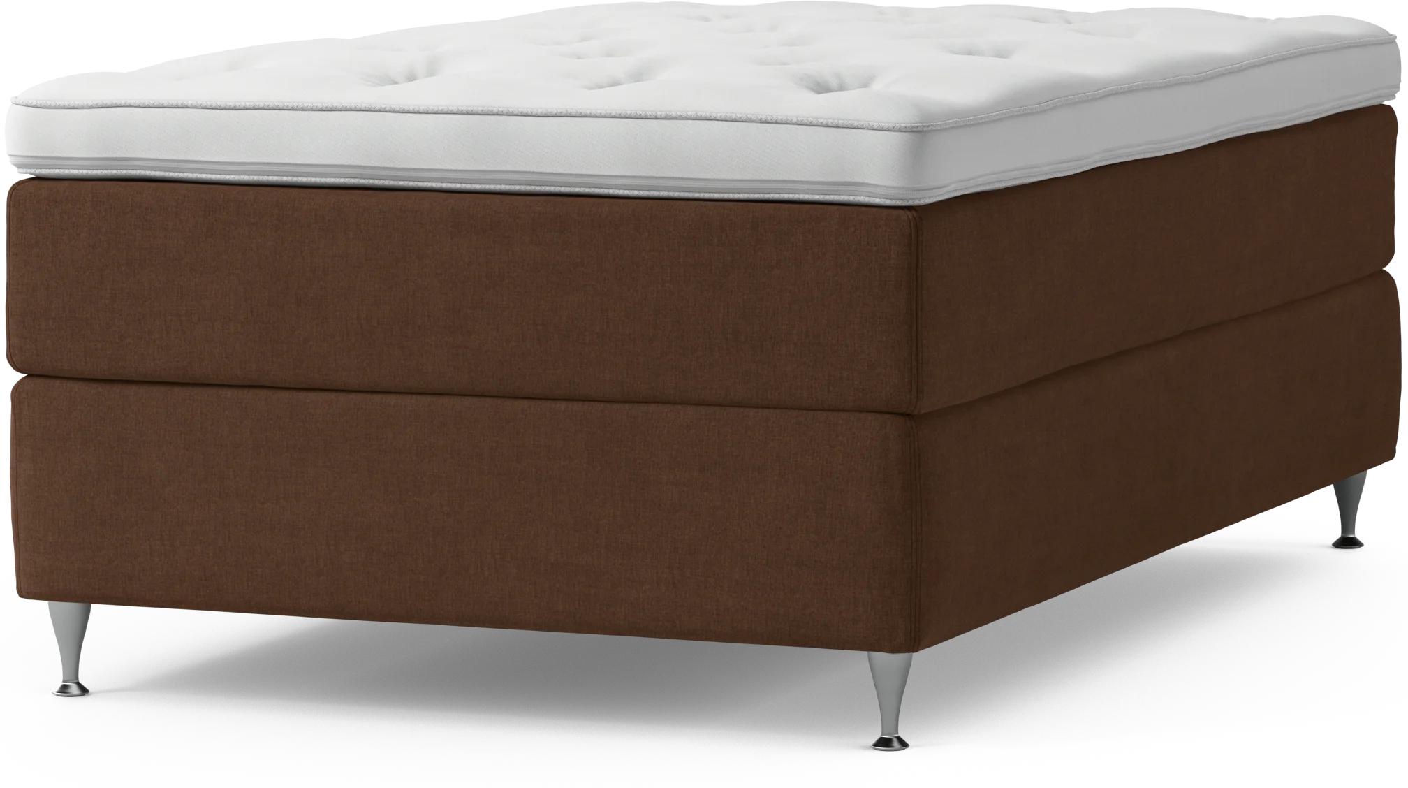 Delux Dream Kontinentalsäng, enkelsäng 120 cm med bäddmadrass och sängben iacJN