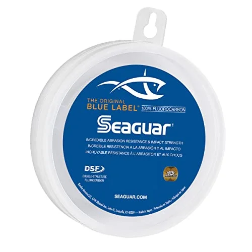 Seaguar blå etikett 100% fluorkarbonledare (DSF) 50 yd 25 pund 645879256259