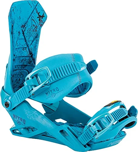 Nitro Mäns team BDG '22 snowboardbindning, F.C.S. blå, L 7630221812293
