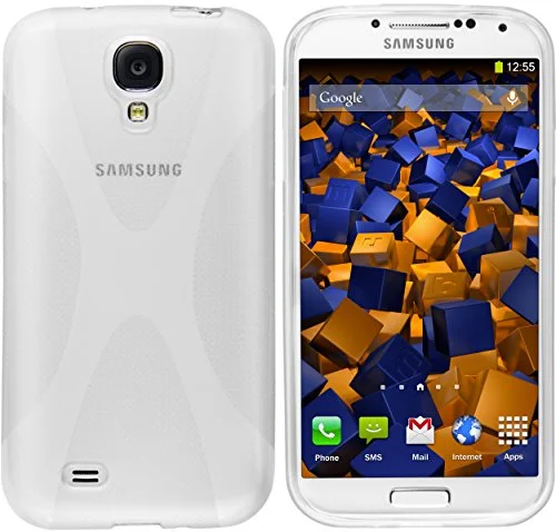 mumbi skyddshölje för Samsung Galaxy S4 skal i mandala design, S4, X transp. weiss 4251077204259