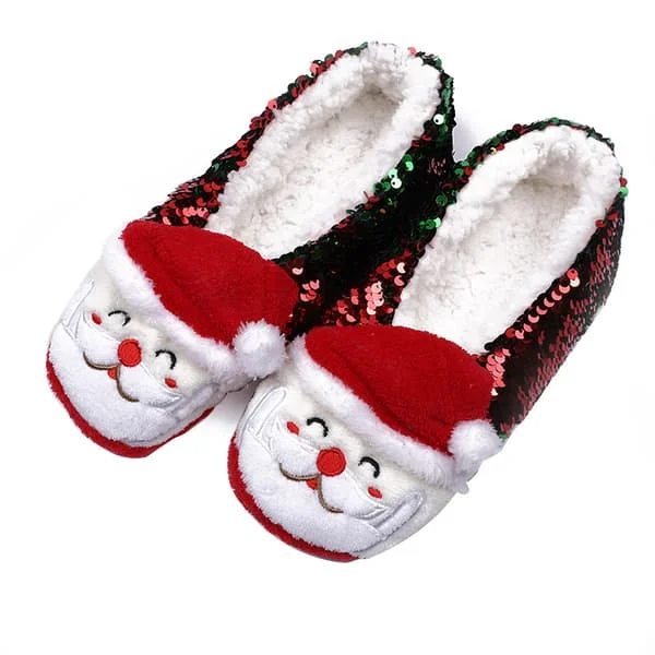 1 par paljettslippers jultofflor tomte kostym accessoarer H CFDK053243ZWS 1 par paljettslippers jultofflor tomte kostym accessoarer H CFDK053243ZWS