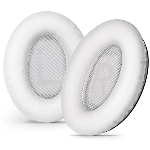 Aurivor Bose Ersättande öronkuddar för Quiet Comfort 35 QC II 25 2 15 hörlurar, kuddsats SoundLink Around Ear trådlös, 25/QC 15/QC AE2 BA2 hörlurar och mer 191094999599