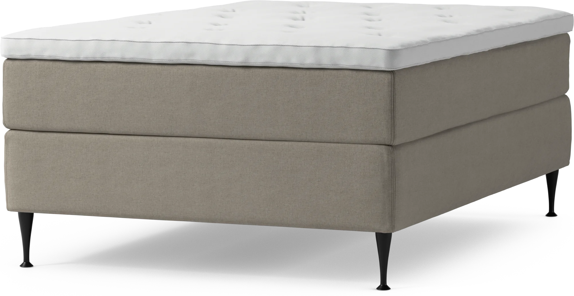 Delux Dream Kontinentalsäng, enkelsäng 140 cm med bäddmadrass och sängben 3qp6C Delux Dream Kontinentalsäng, enkelsäng 140 cm med bäddmadrass och sängben 3qp6C