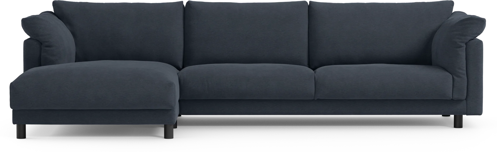 Cherrie 3-sits soffa med schäslong vänster, fast klädsel uyndG