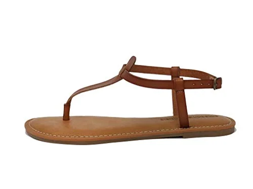 Amazon Essentials sandal för kvinnor med en string och fotled, brun (brun), 38,5 EU 840809114214