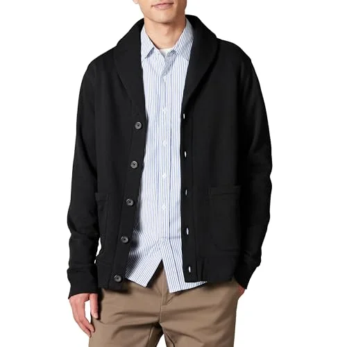 Amazon Essentials långärmad fleece sjalkrage kofta, svart, XX Large 195111085852