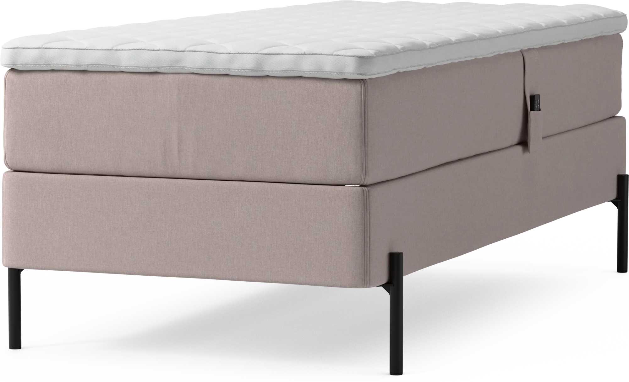 Delux Dream Ställbar säng, enkelsäng med bäddmadrass och sängben v7b6p