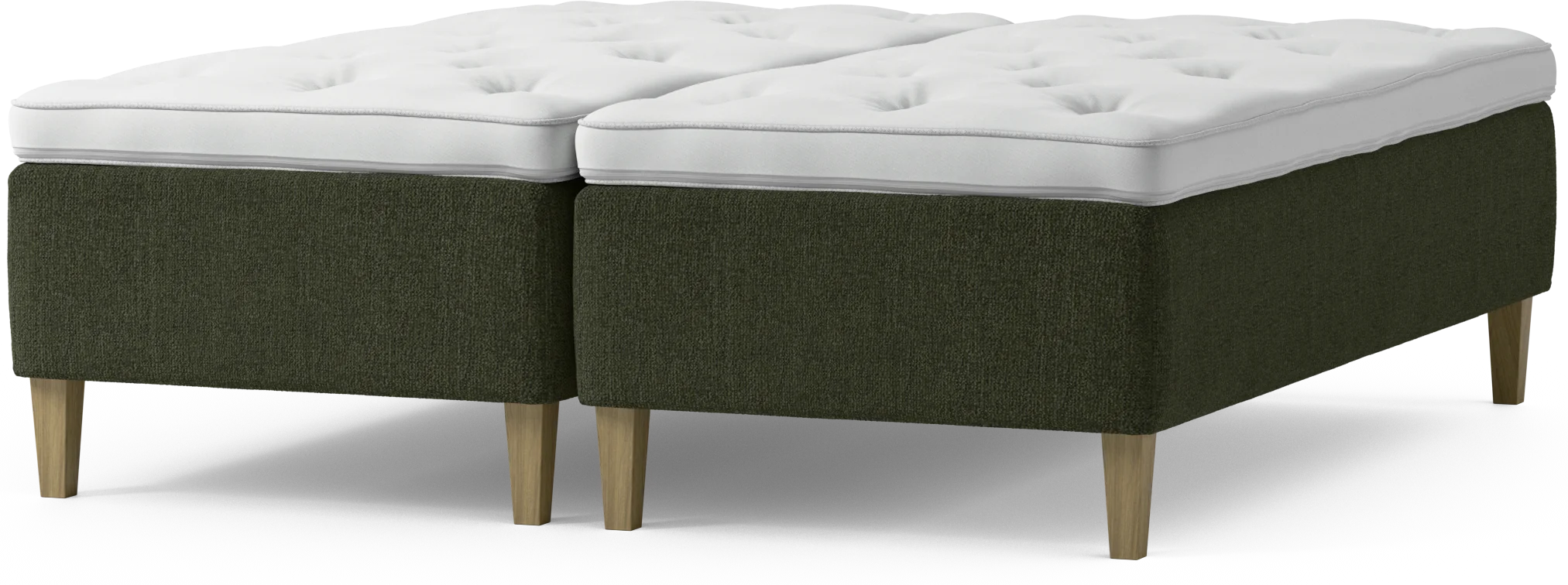 Delux Dream Ramsäng, dubbelsäng med bäddmadrass och sängben r1WOv