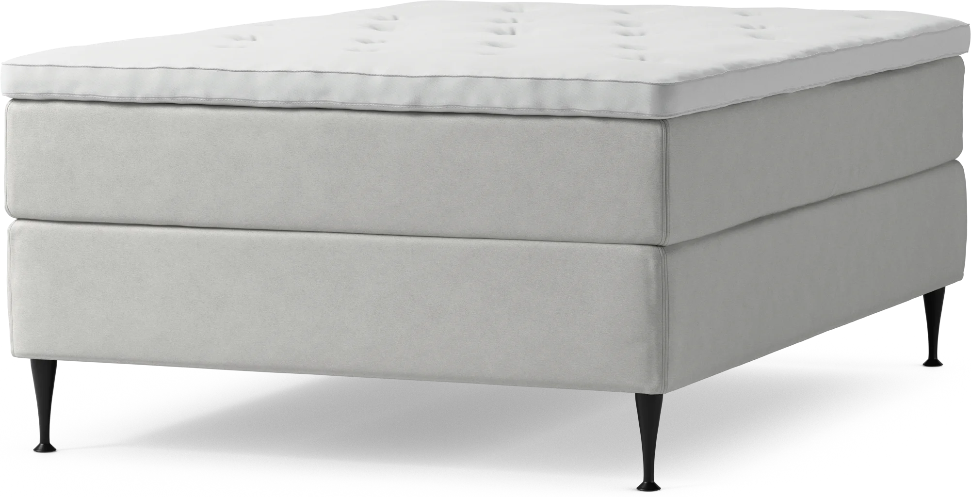 Delux Dream Kontinentalsäng, enkelsäng 140 cm med bäddmadrass och sängben 7MBWZ