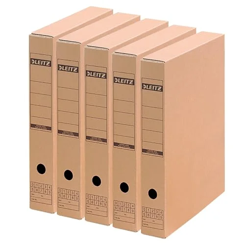 Arkivlåda med förslutande flik A3 Leitz 6085 5st 4002432426386