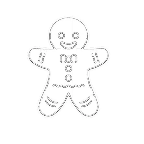 ##/1 del glad pepparkaksgubbe kakform##/ SZD117-39597F