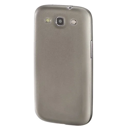 Hama skyddsskal för Samsung Galaxy S3, Ultra Slim endast 0,4 mm, greppvänlig yta grå 4047443170385