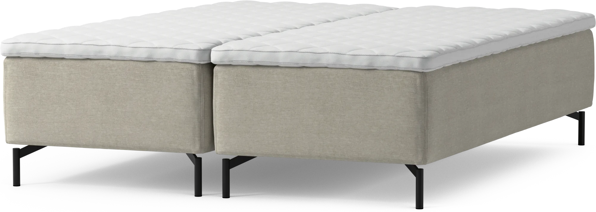 Delux Dream Ramsäng, dubbelsäng med bäddmadrass och sängben Oix8W