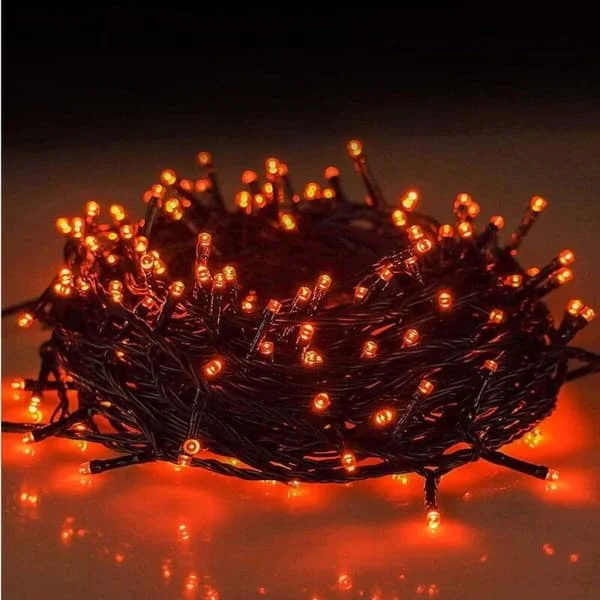 1 st 200 LED flimrande flammande ljusslinga 40 tum, klara glaslampor, perfekt för inomhus/utomhus Halloween juldekoration Fy16-MaGM-WJQ01179 1 st 200 LED flimrande flammande ljusslinga 40 tum, klara glaslampor, perfekt för inomhus/utomhus Halloween juldekoration Fy16-MaGM-WJQ01179