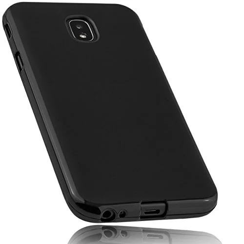 mumbi Mobilskal kompatibelt med Samsung Galaxy J3 2017 mobilskal, svart 4251077279806