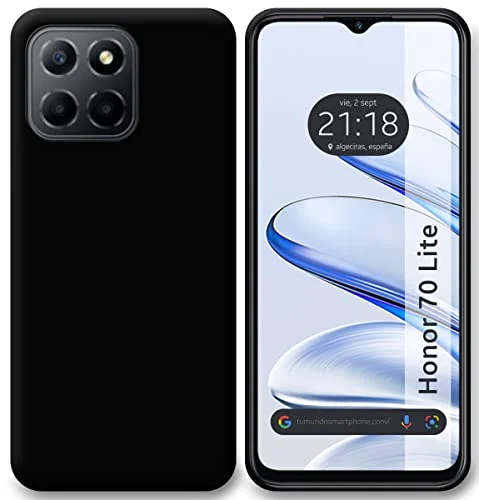 Silikon Gel TPU Svart Skal för Huawei Honor 70 Lite 5G 8434844986206