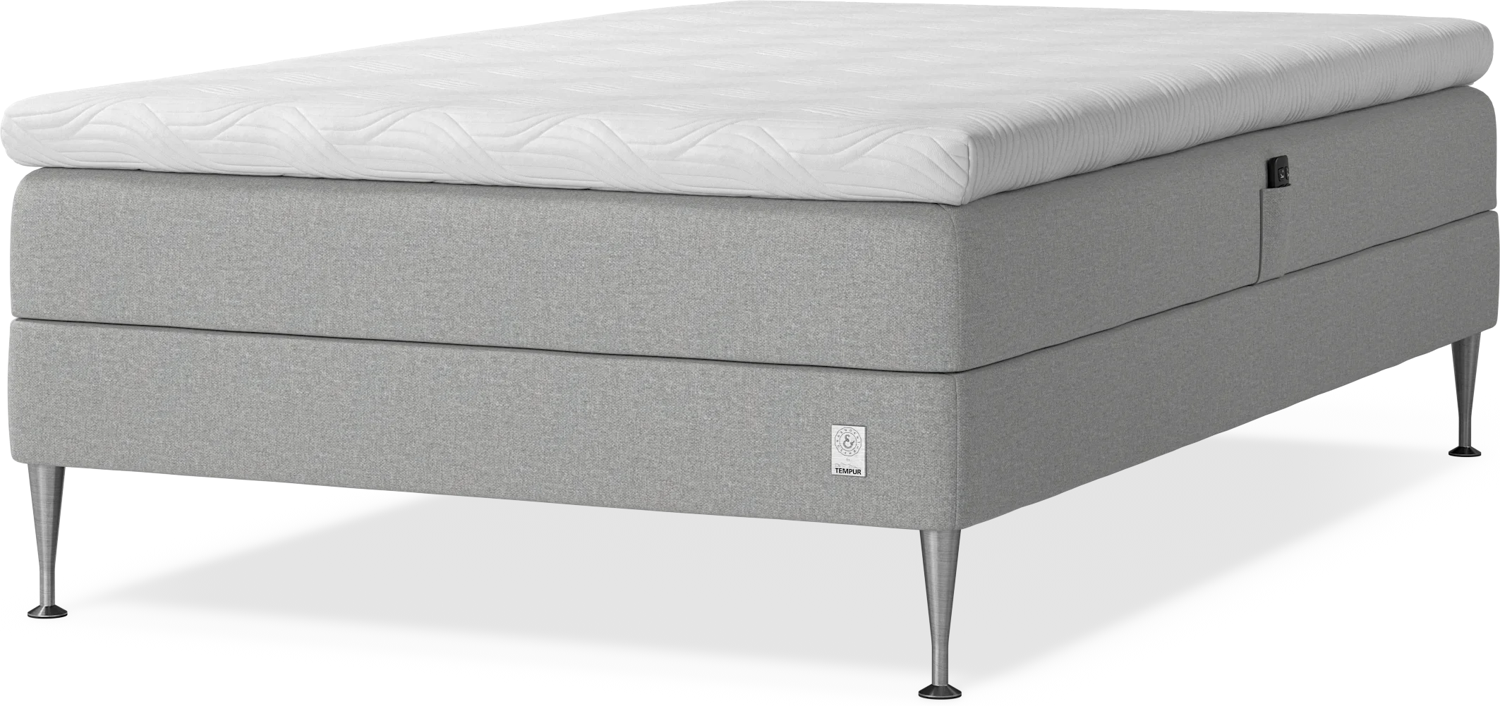 Cape Selene Ställbar säng, enkelsäng med bäddmadrass 8 cm och sängben JF7HP