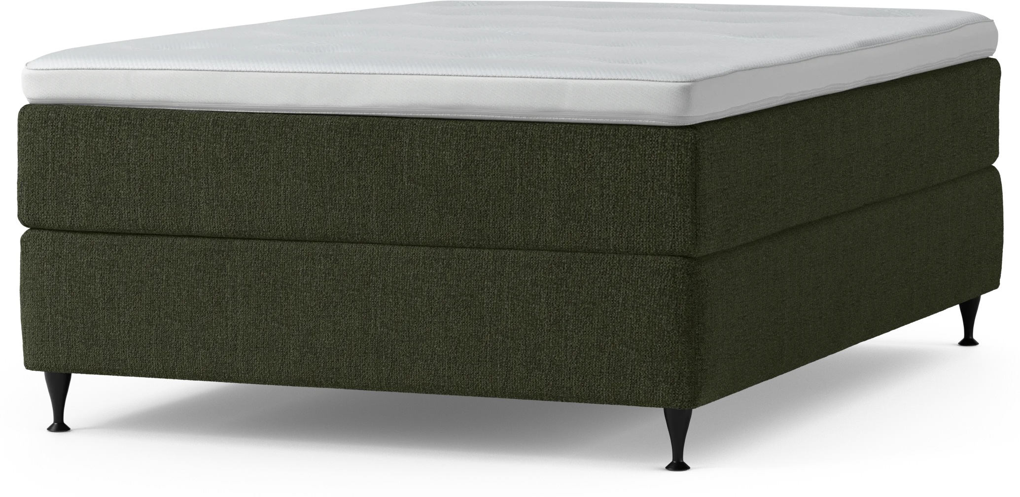 Delux Dream Kontinentalsäng, enkelsäng 140 cm med bäddmadrass och sängben s3bCp