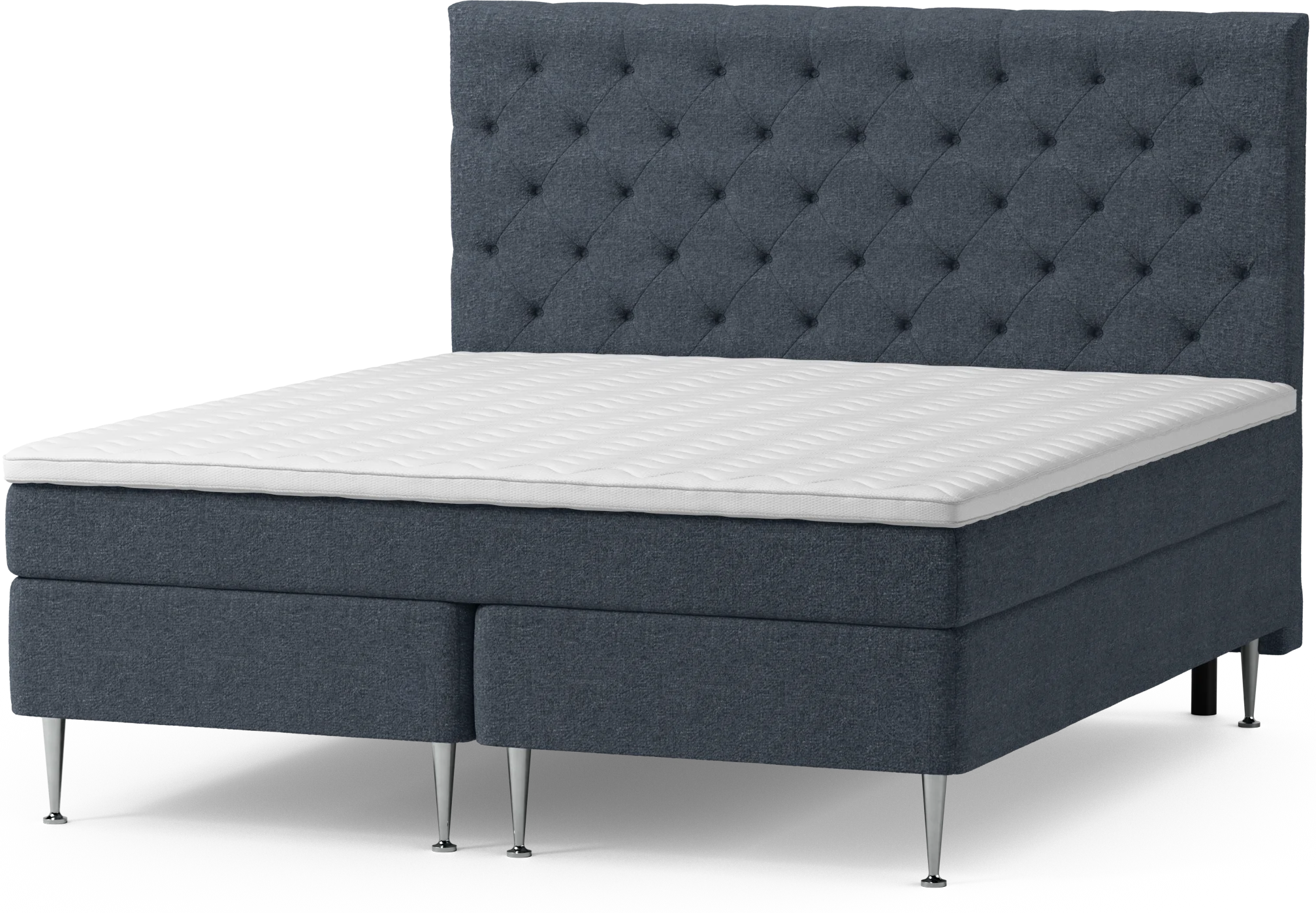 Asperö Comfort Kontinentalsäng, dubbelsäng med bäddmadrass Comfort och sängben pm96I