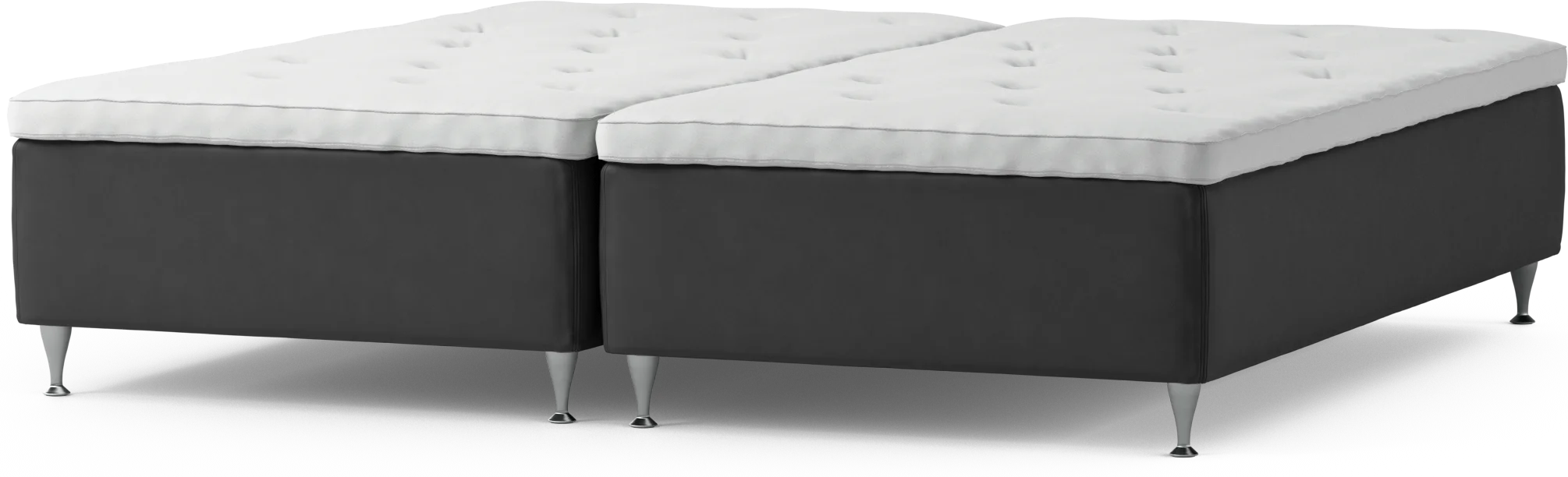 Delux Dream Ramsäng, dubbelsäng med bäddmadrass och sängben 3PygI