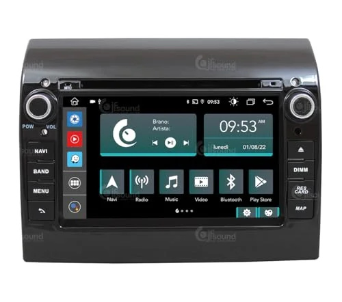 Specifik bilradio för Fiat Ducato 290 VP1 Android GPS Bluetooth WiFi USB DAB+ Touchscreen 7" 8core Carplay AndroidAuto 8059307176071