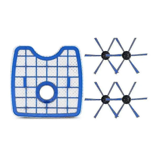 1 Filter Screen+4 Rund Borste För Philips Robot Fc8820 Fc8810 Fc8066 Fy08-FrC-32401 1 Filter Screen+4 Rund Borste För Philips Robot Fc8820 Fc8810 Fc8066 Fy08-FrC-32401