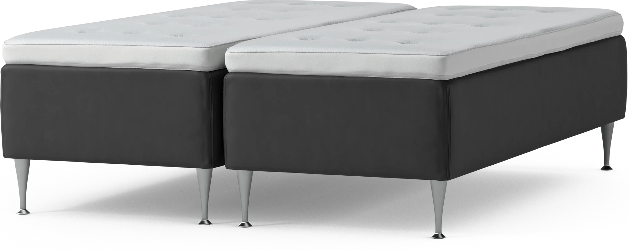 Delux Dream Ramsäng, dubbelsäng med bäddmadrass och sängben Z03M2