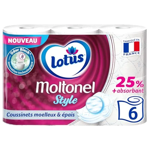 LOTUS Moltonel Style toalettpapper x 6 rullar 3133200095037