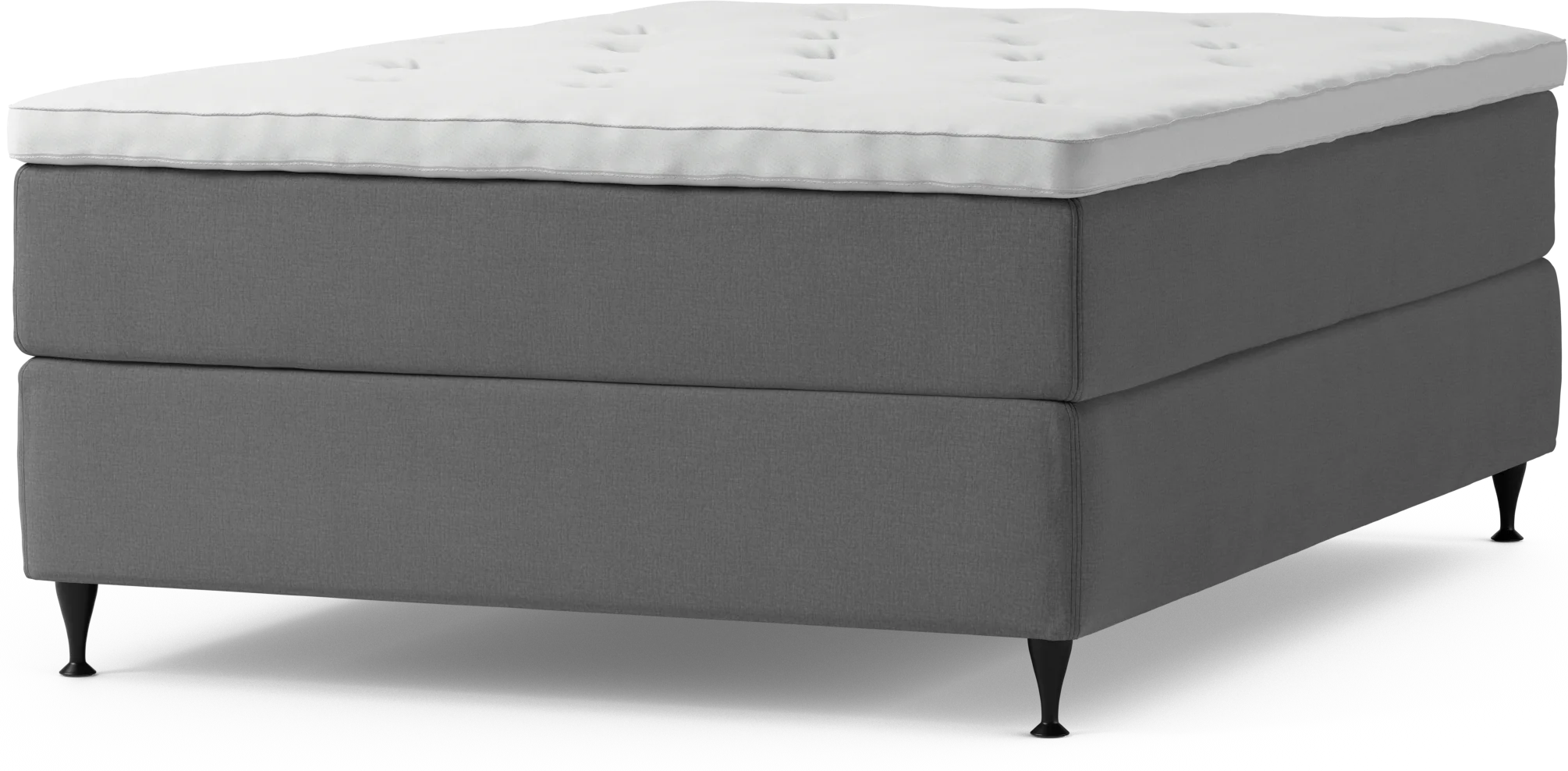 Delux Dream Kontinentalsäng, enkelsäng 140 cm med bäddmadrass och sängben dcP9Y
