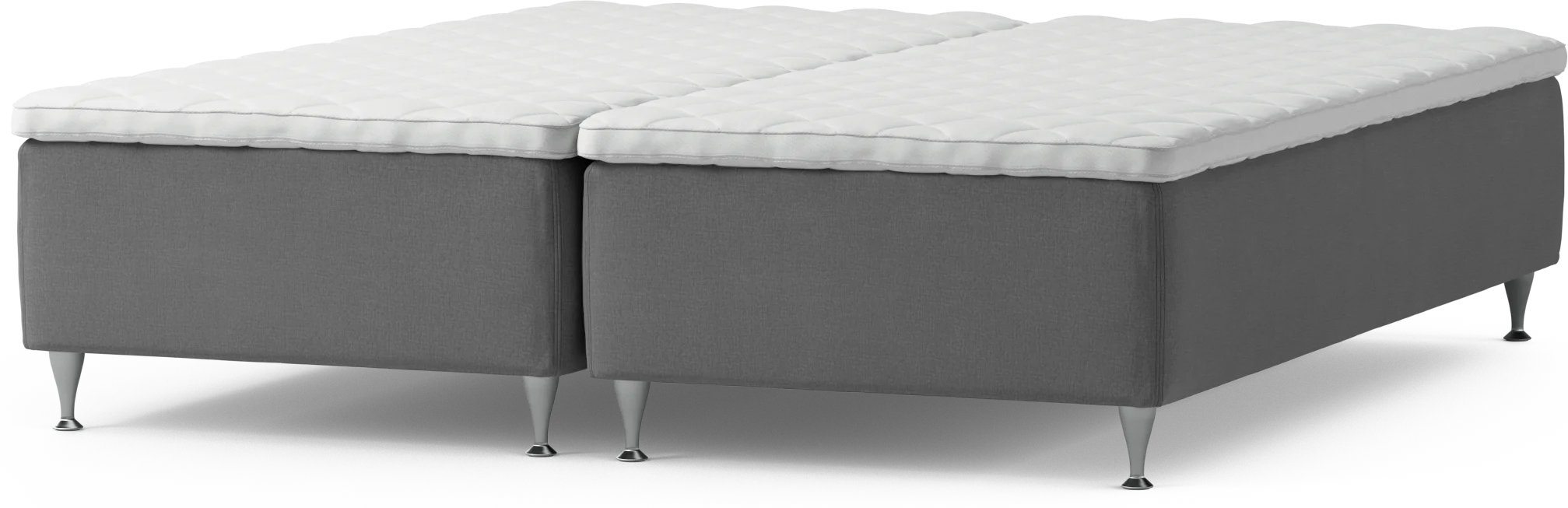 Delux Dream Ramsäng, dubbelsäng med bäddmadrass och sängben 8X3TK