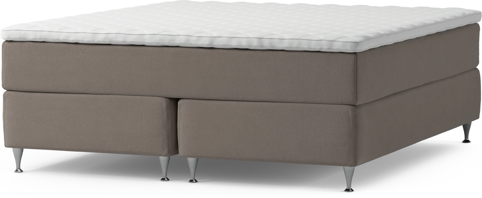 Delux Exclusive Kontinentalsäng, dubbelsäng med bäddmadrass och sängben zbzmV
