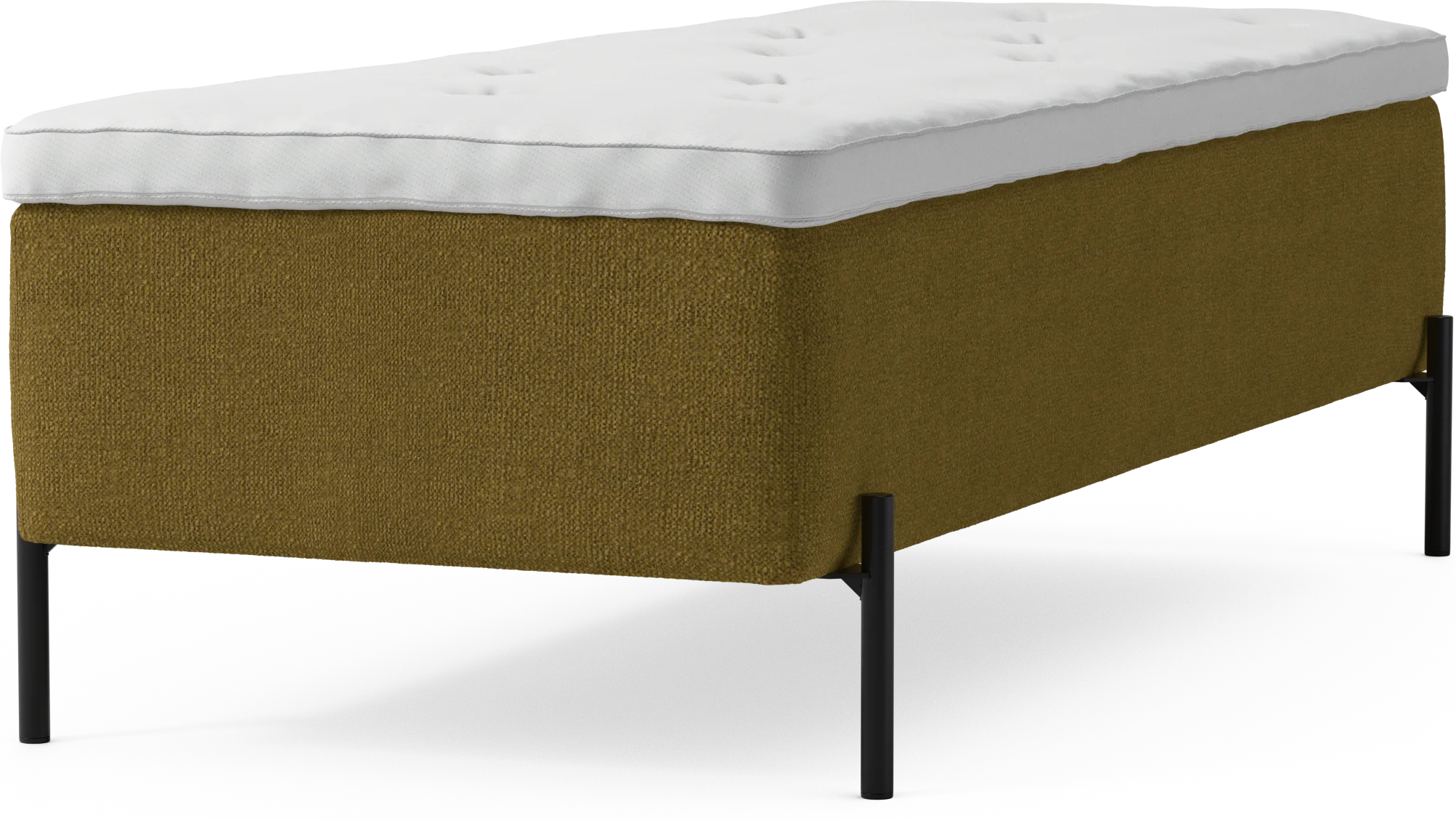 Delux Dream Ramsäng, enkelsäng med bäddmadrass och sängben J8WOC