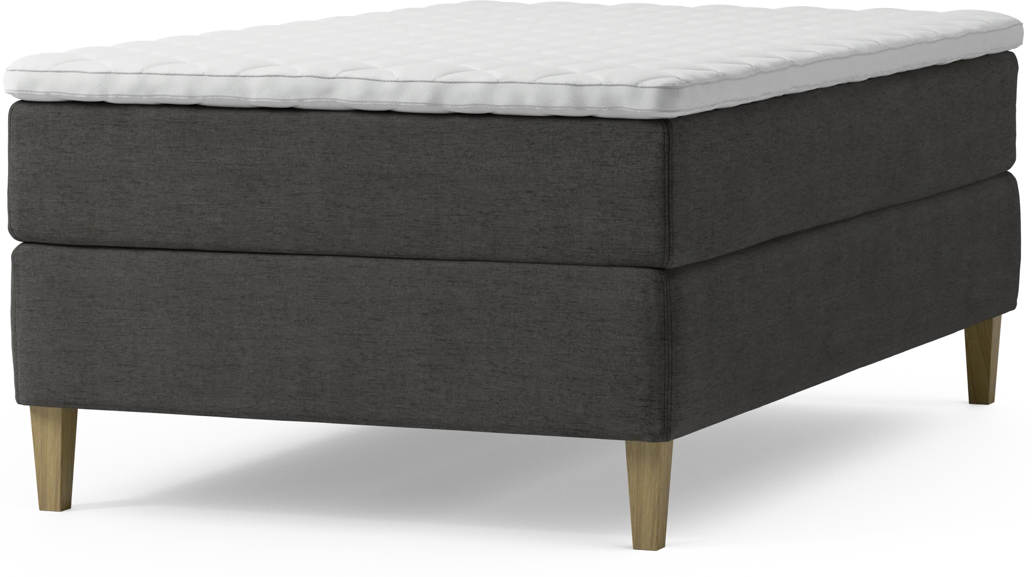Delux Dream Kontinentalsäng, enkelsäng 120 cm med bäddmadrass och sängben BRDNK
