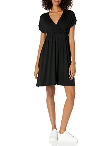 Amazon Essentials Women's Röklinklänning (finns i plusstorlek), Svart, XS 195111905082