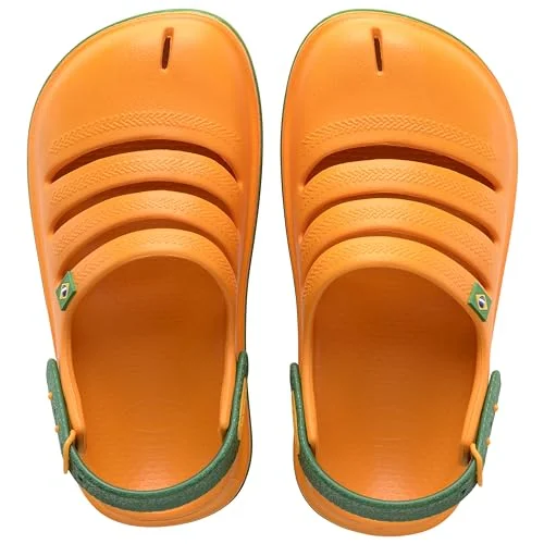 Havaianas Kids Clog Brasil, Unisex Barn och ungdomar Träskor, Pop Yellow, 25/26 EU 7909989263440