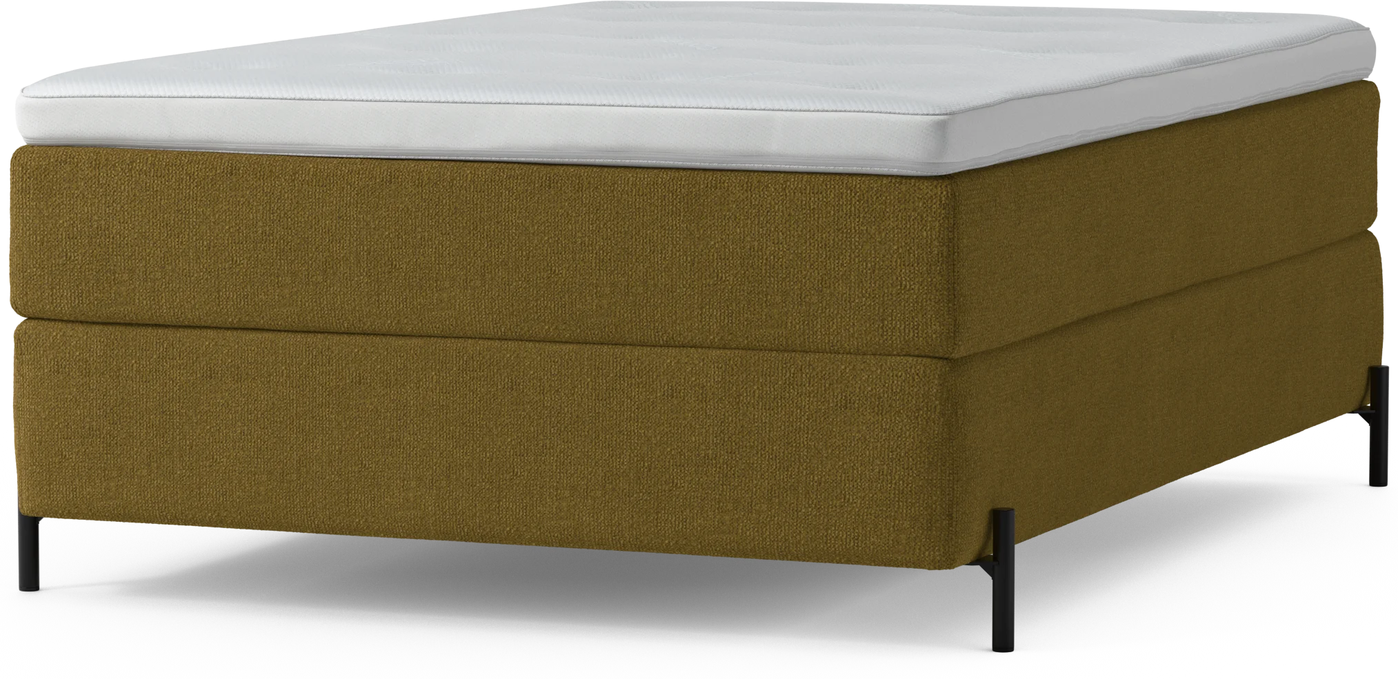 Delux Dream Kontinentalsäng, enkelsäng 140 cm med bäddmadrass och sängben bRLpx