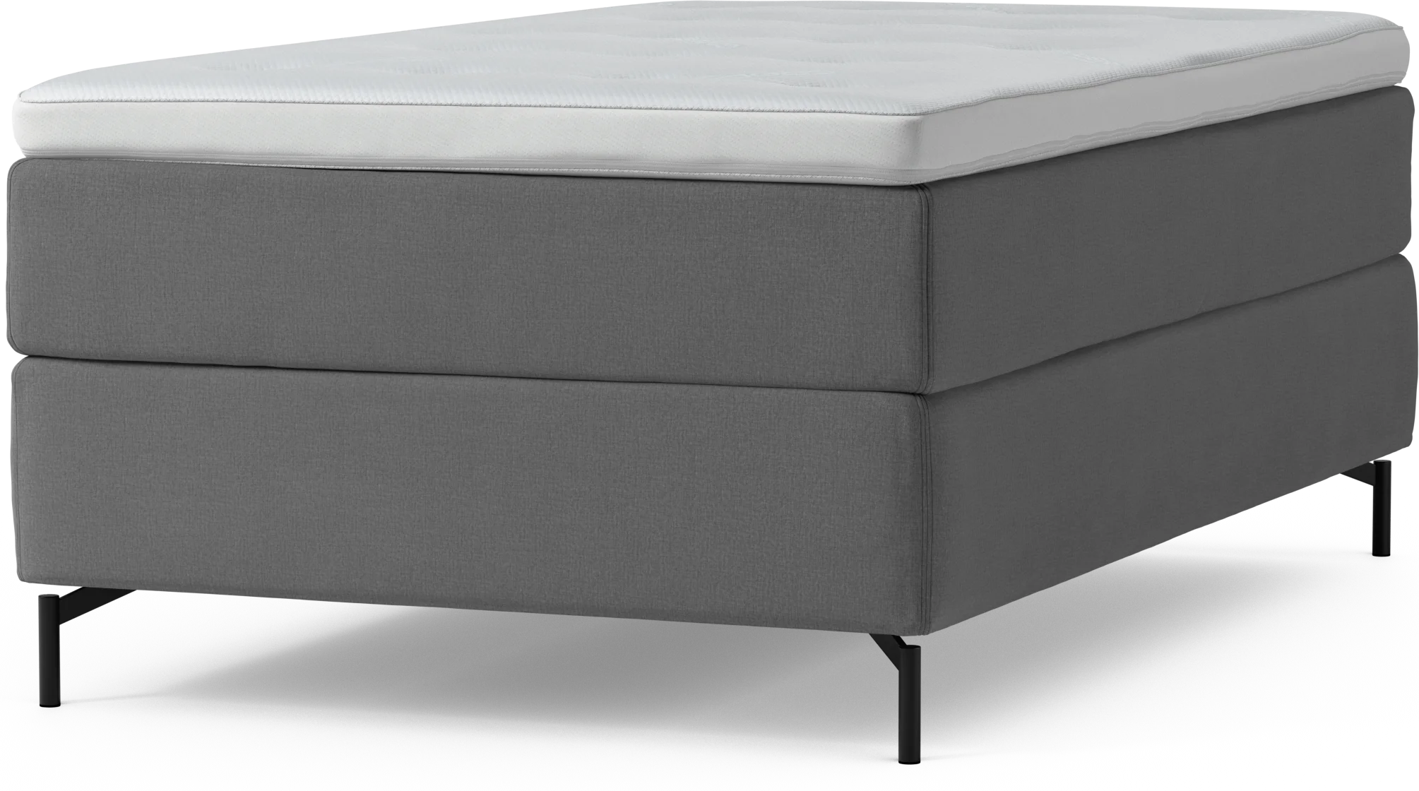Delux Dream Kontinentalsäng, enkelsäng 120 cm med bäddmadrass och sängben QJYrz