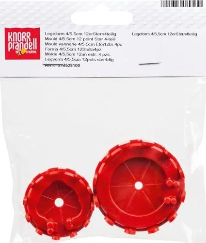 Knorr Prandell 218529100 set med 2 korgformar klämring (diameter 4 cm och 4,5 cm) 4011643089532