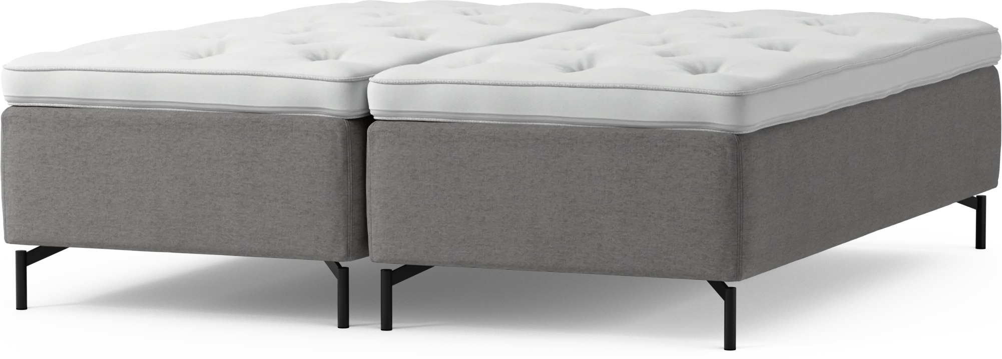 Delux Dream Ramsäng, dubbelsäng med bäddmadrass och sängben mFFg7