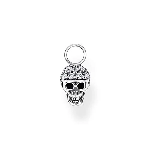 Thomas Sabo Damer örhänge hänge dödskalle silver, 925 sterlingsilver 4051245492002