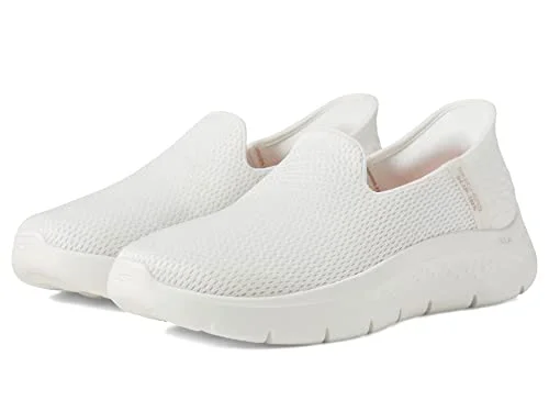 Skechers Dam Hands Free Slip ins Go Walk Flex Relish sneakers, Krämvit, 36.5 EU Weit 196989234939