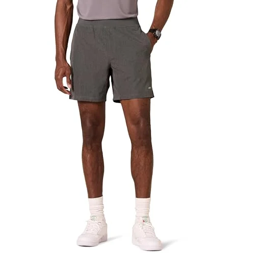 Amazon Essentials herr prestanda stretch vävd 17,78 cm träningsshorts, kol ljung, liten 43475881378