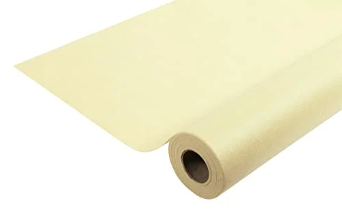 Pronappe bordsduk R780602I 5 pack engångsdukar av Spunbond fleece längd 6 m bredd 1,20 (per rulle) färg elfenben rivbeständigt, vattenavvisande och avtorkbart material 3281519806025