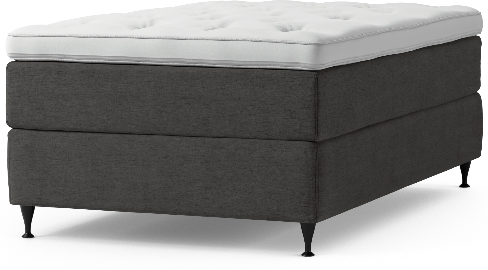 Delux Dream Kontinentalsäng, enkelsäng 120 cm med bäddmadrass och sängben 87LiU
